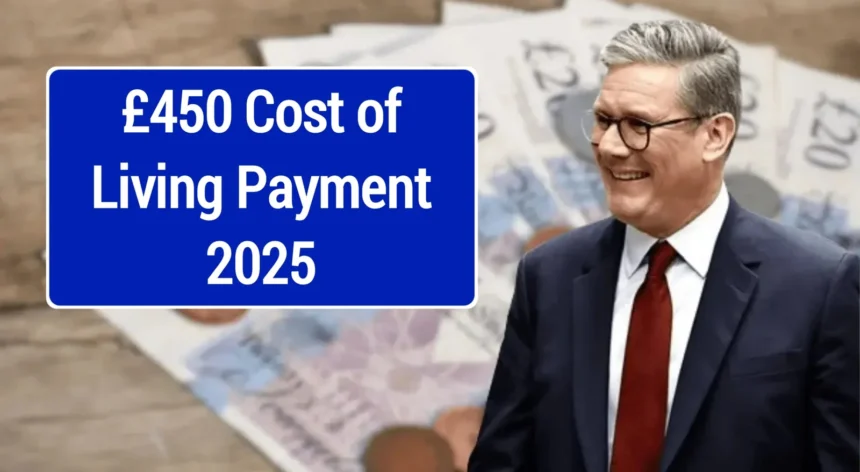 450 cost of living payment 2025