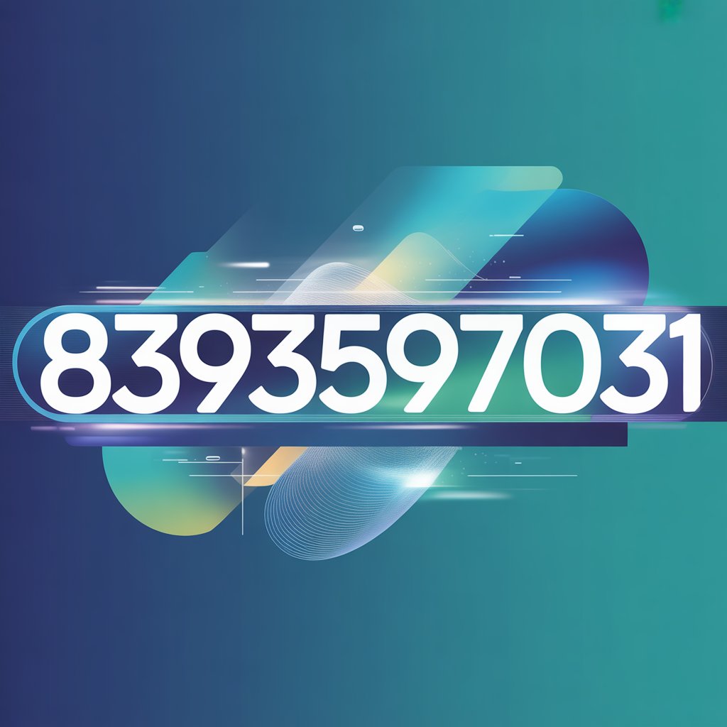 Understanding 8393597031