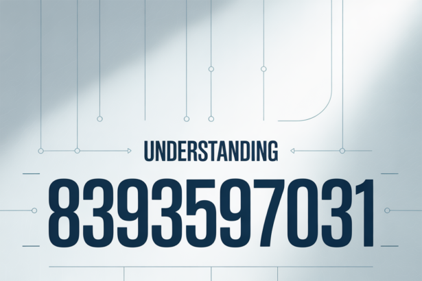 Understanding 8393597031