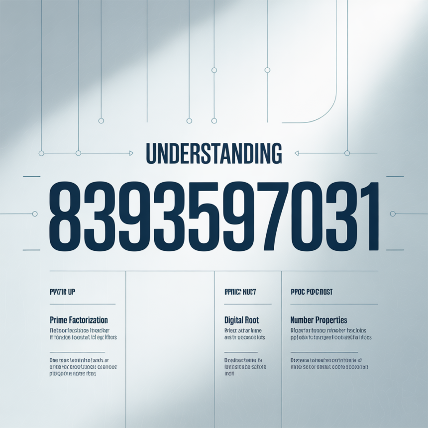 Understanding 8393597031