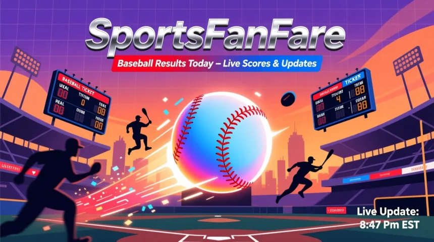 SportsFanFare Baseball Results Today