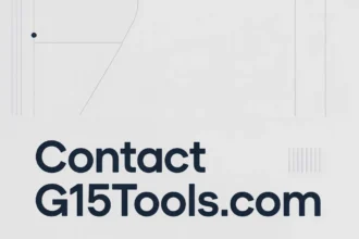 contact g15tools com
